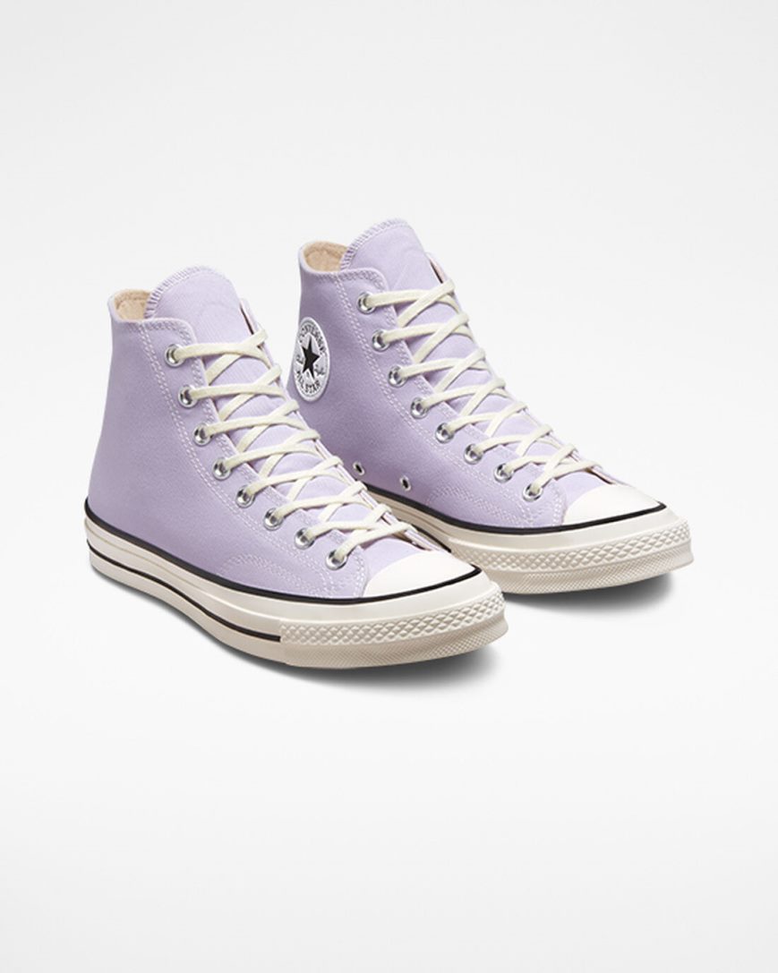 Tenisi Inalti Barbati Converse Chuck 70 Vintage Panza Violet Negrii | RO ISRTO145